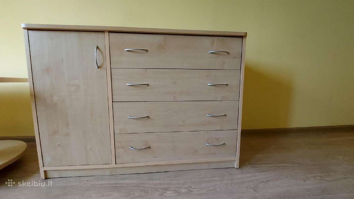 Didesnė komoda – šviesaus klevo spalvos - nuotraukos Nr. 11