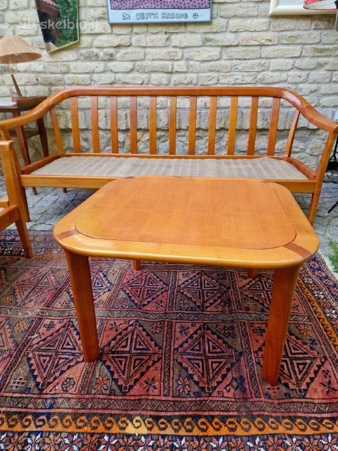 Vintažinis mid century svetainės komplektas - nuotraukos Nr. 3
