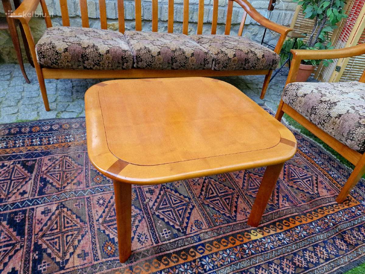 Vintažinis mid century svetainės komplektas - nuotraukos Nr. 16