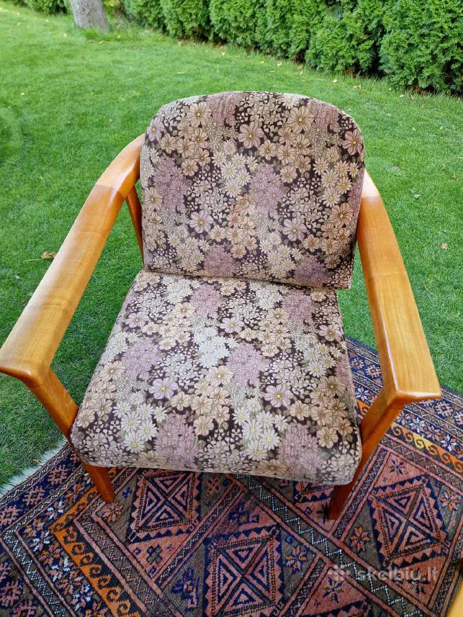 Vintažinis mid century svetainės komplektas - nuotraukos Nr. 21