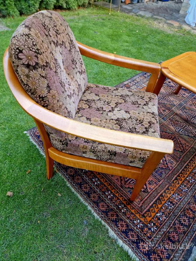 Vintažinis mid century svetainės komplektas - nuotraukos Nr. 22