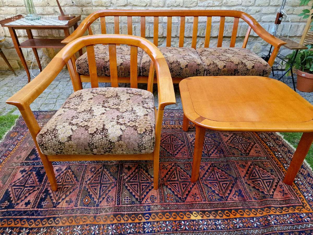 Vintažinis mid century svetainės komplektas - nuotraukos Nr. 35