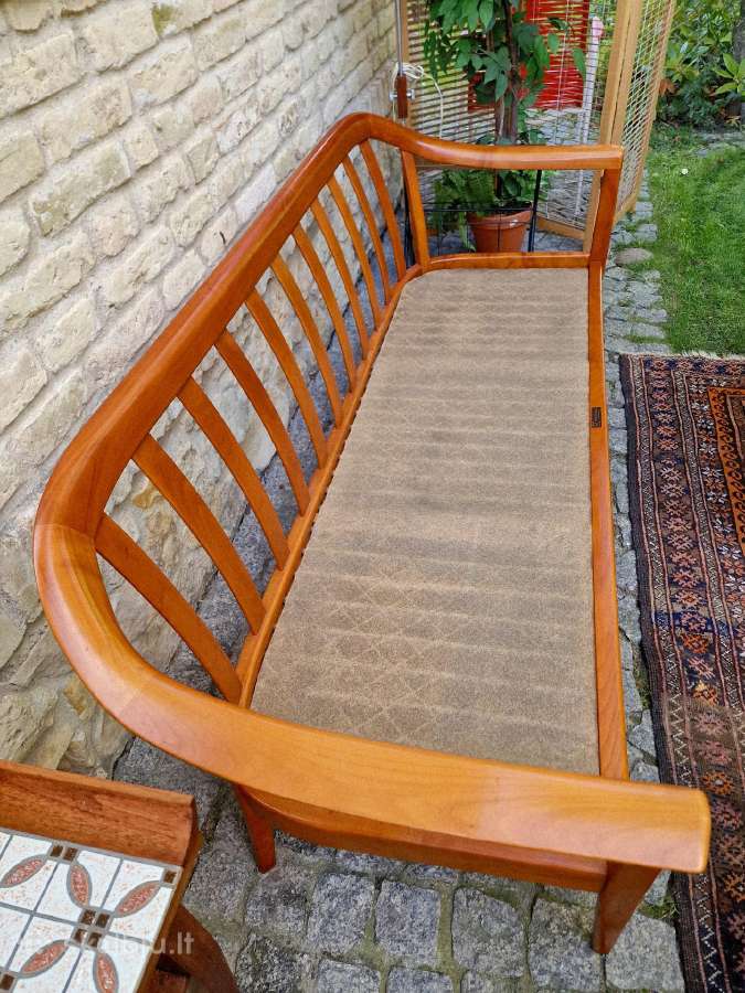 Vintažinis mid century svetainės komplektas - nuotraukos Nr. 37