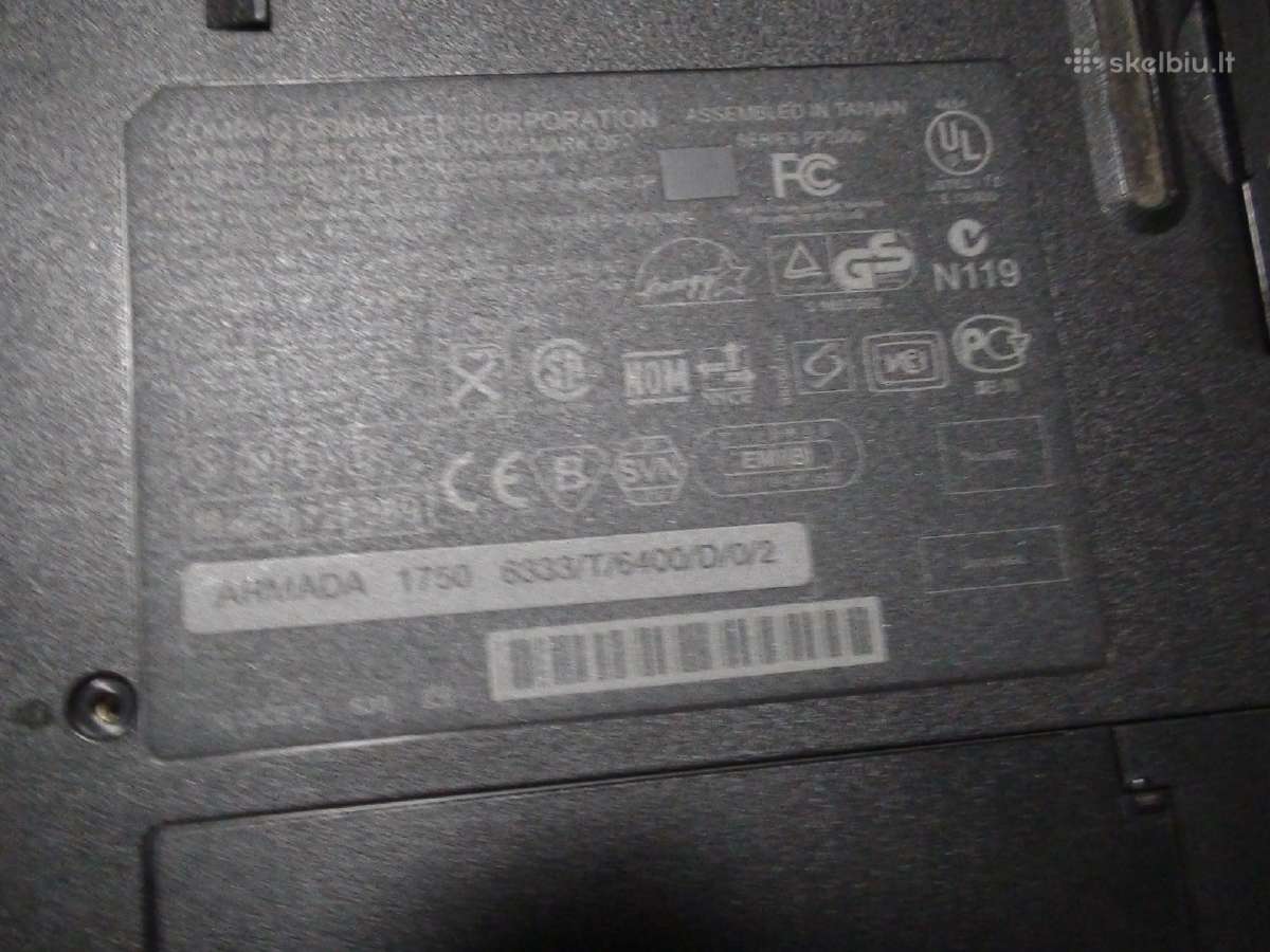 Compaq Armada 1750 senas nešiojamas kompiuteris - nuotraukos Nr. 13