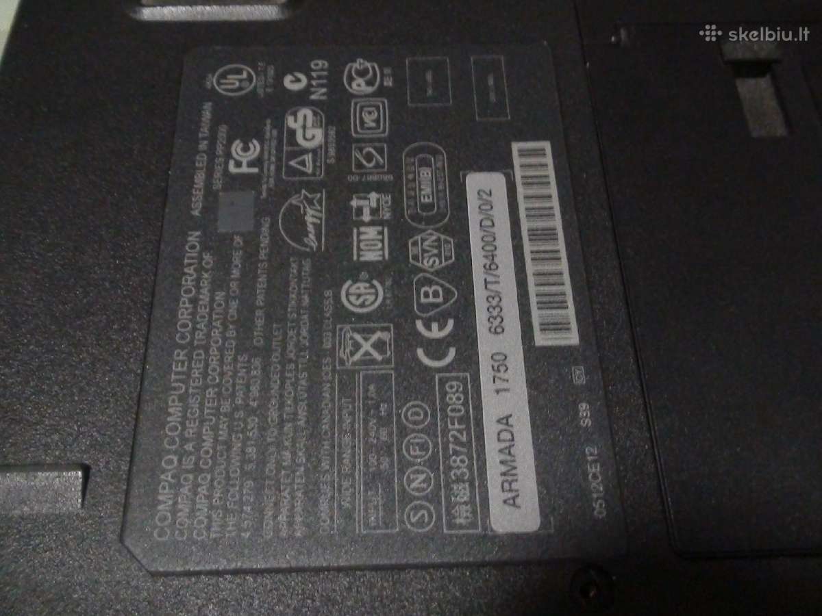 Compaq Armada 1750 senas nešiojamas kompiuteris - nuotraukos Nr. 14