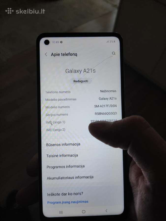 Samsung Galaxy a21s - nuotraukos Nr. 4