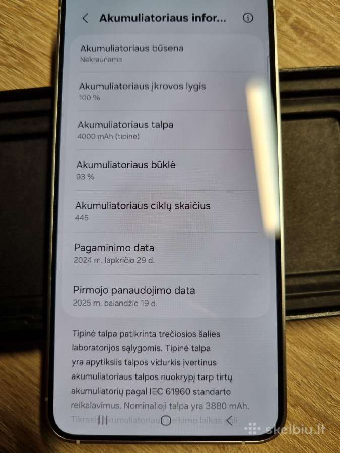 Samsung S24 128gb Marble Gray - nuotraukos Nr. 11