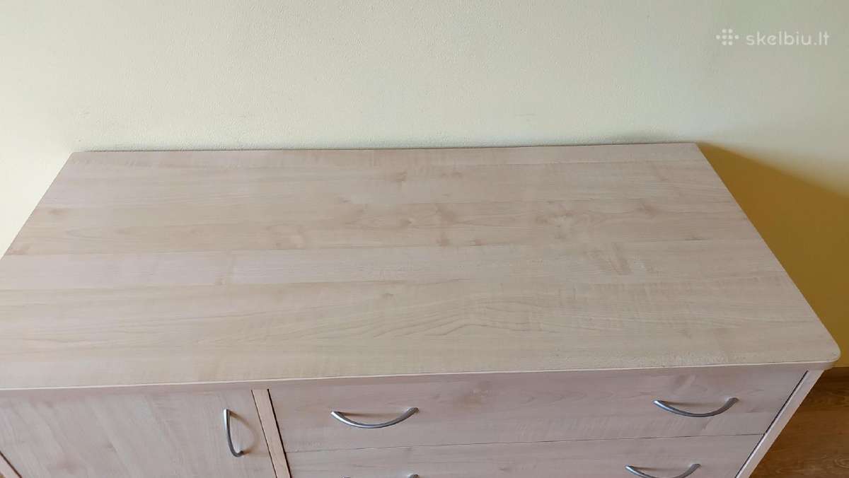 Didesnė komoda – šviesaus klevo spalvos - nuotraukos Nr. 8