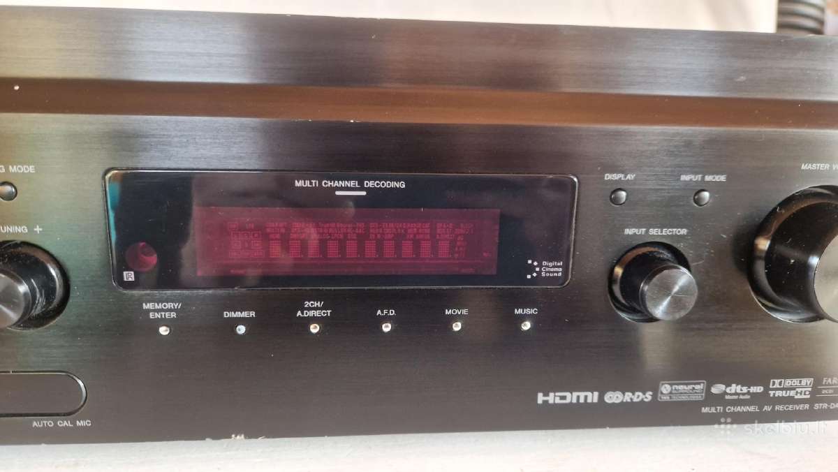 Aukštos klasės Sony Str-da2400es 7.1 resyveris Cec - nuotraukos Nr. 3