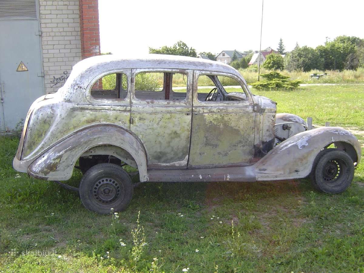 Chrysler 1936 m. restauravimo objektas - nuotraukos Nr. 4