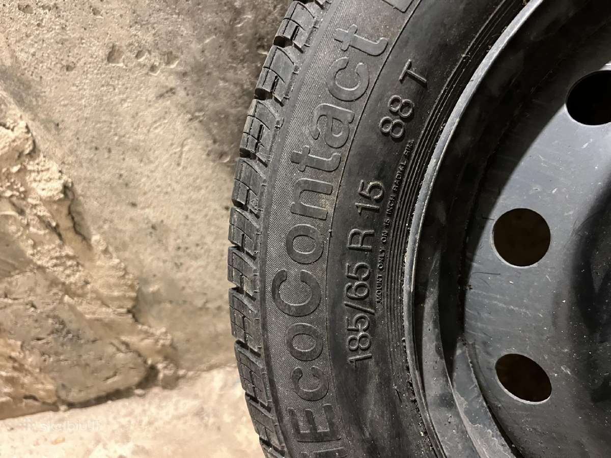 Atsarginis ratas 185/65 R15 su plieninių disku - nuotraukos Nr. 2