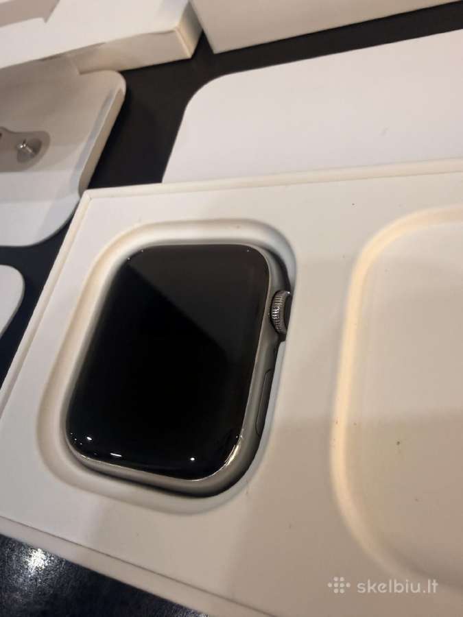 Apple Watch 7 45mm stainless steel silver - nuotraukos Nr. 4