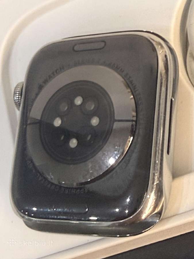 Apple Watch 7 45mm stainless steel silver - nuotraukos Nr. 8