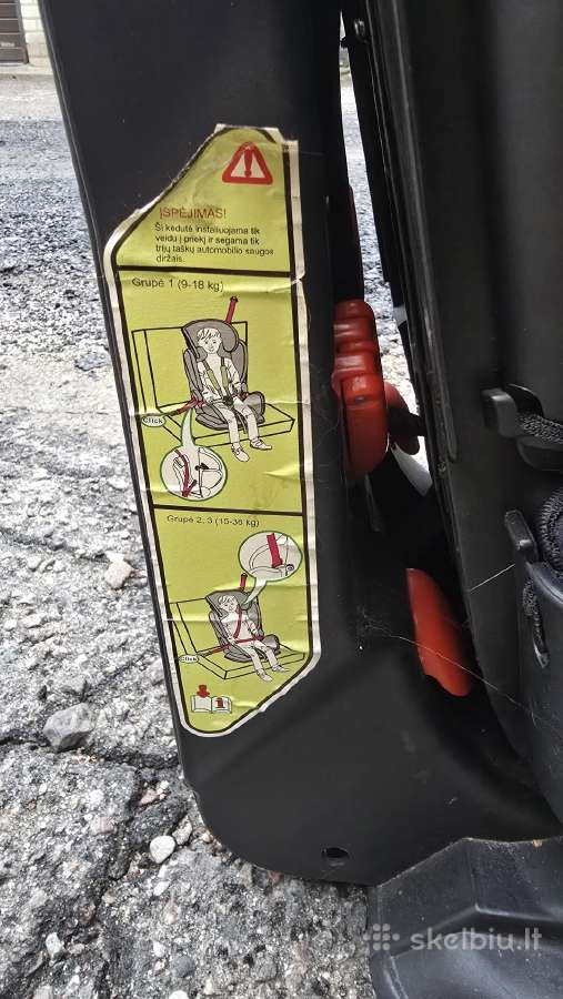 Automobilinė kėdutė Aga Design (9-36 kg) - nuotraukos Nr. 2