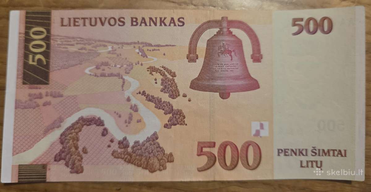 Parduodami 500lt Aa serija - nuotraukos Nr. 2