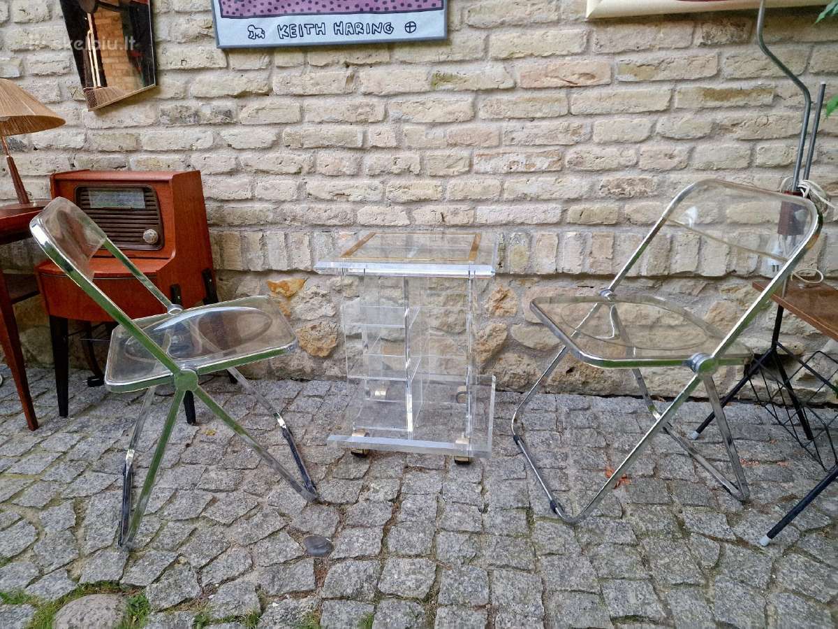 Vintažinės mid century Bauhaus st. kėdės "Plia" - nuotraukos Nr. 5