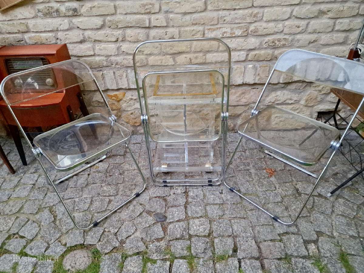 Vintažinės mid century Bauhaus st. kėdės "Plia" - nuotraukos Nr. 15