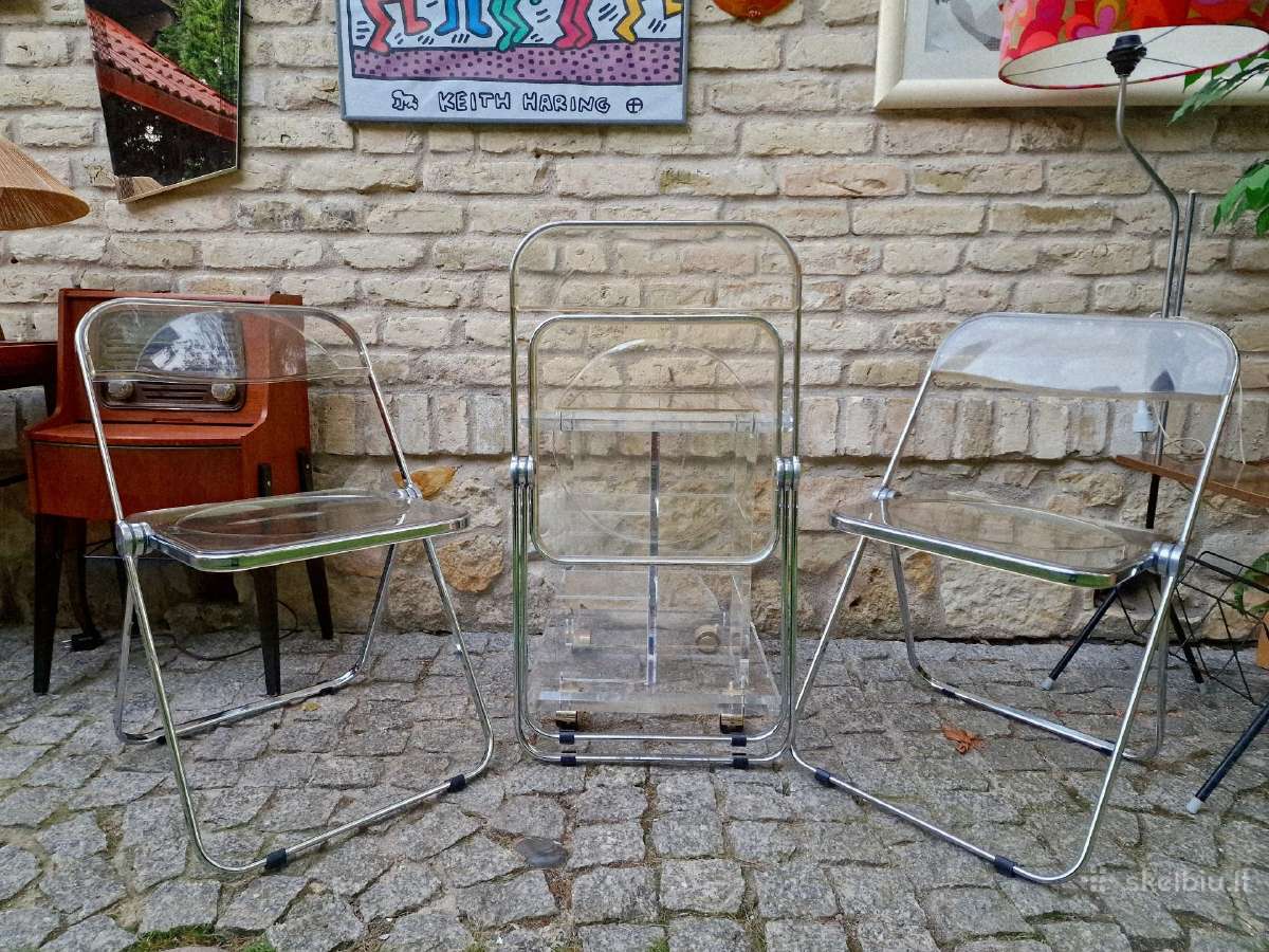 Vintažinės mid century Bauhaus st. kėdės "Plia" - nuotraukos Nr. 16
