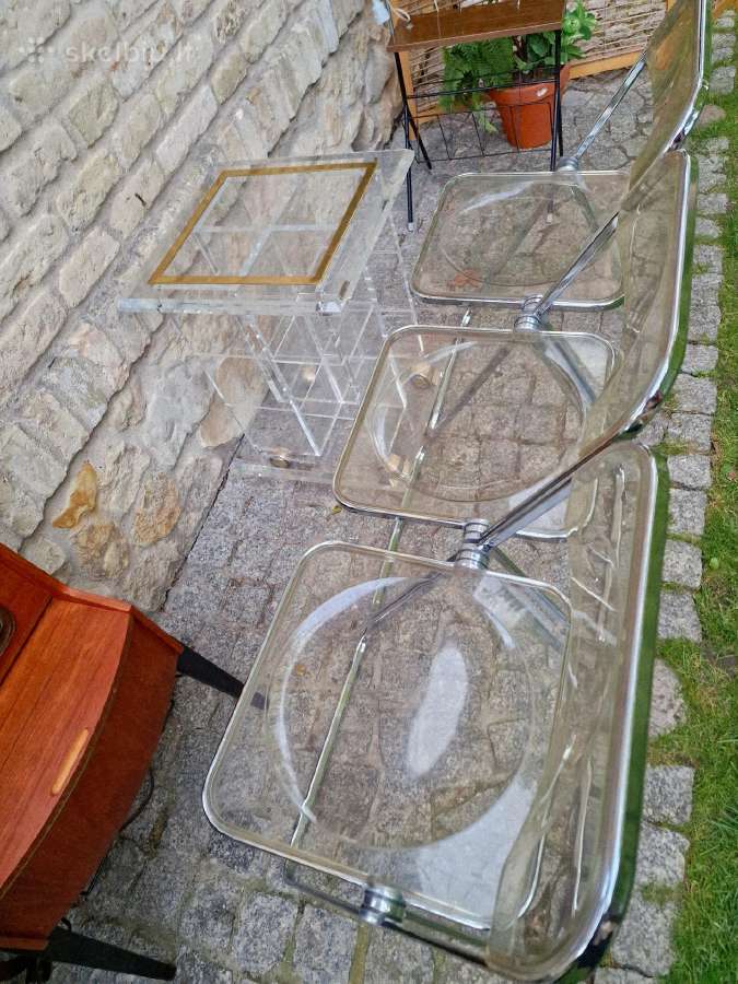 Vintažinės mid century Bauhaus st. kėdės "Plia" - nuotraukos Nr. 24