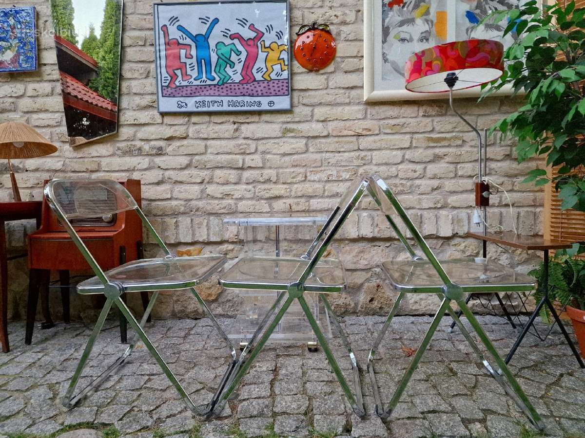 Vintažinės mid century Bauhaus st. kėdės "Plia" - nuotraukos Nr. 28
