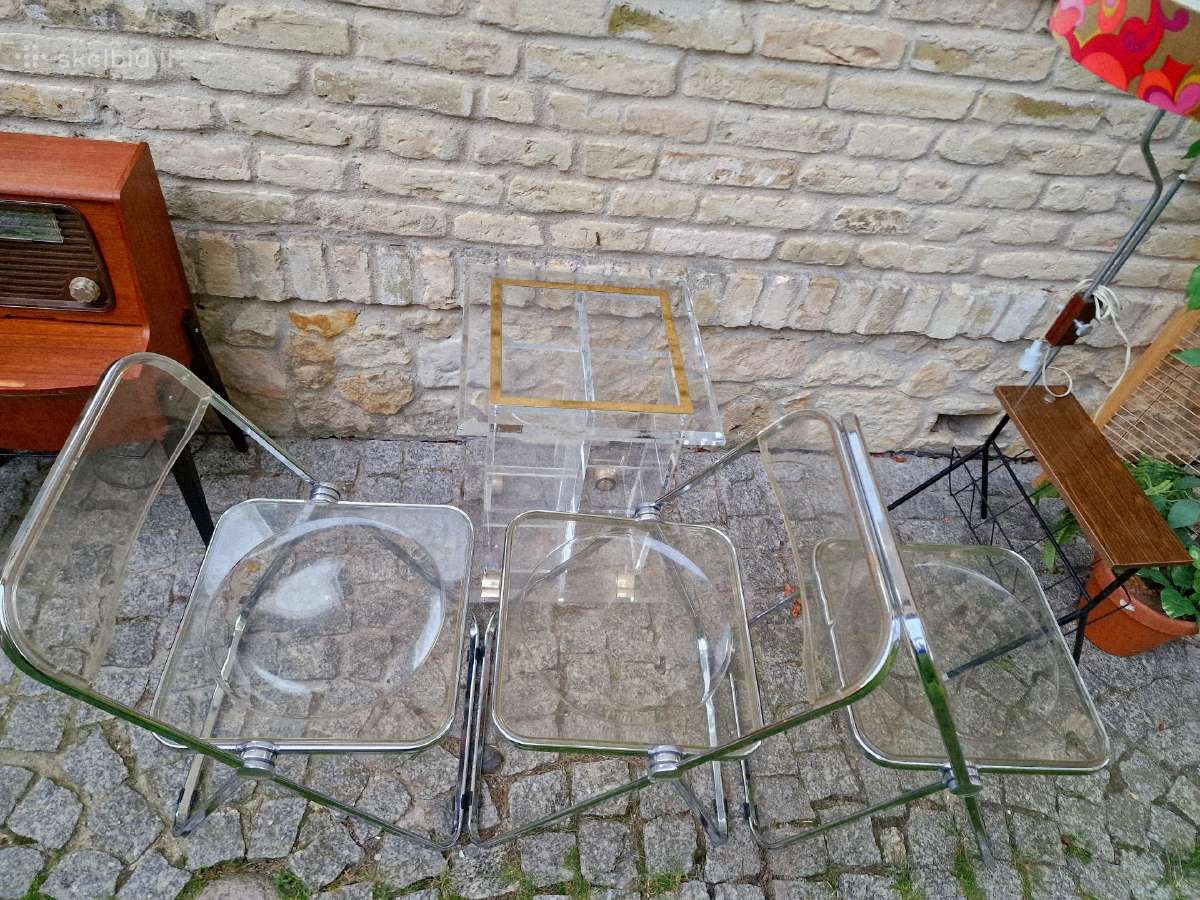 Vintažinės mid century Bauhaus st. kėdės "Plia" - nuotraukos Nr. 29