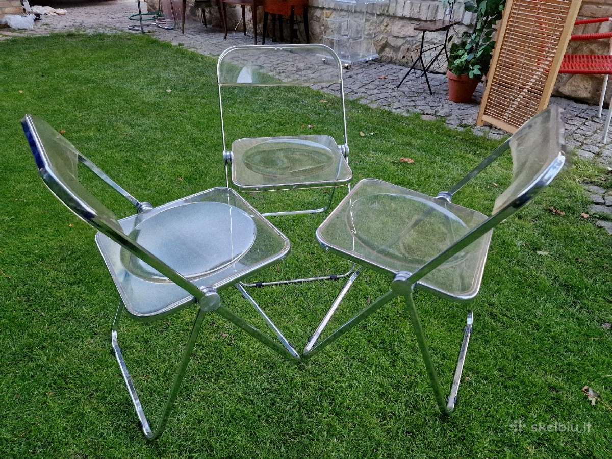 Vintažinės mid century Bauhaus st. kėdės "Plia" - nuotraukos Nr. 35