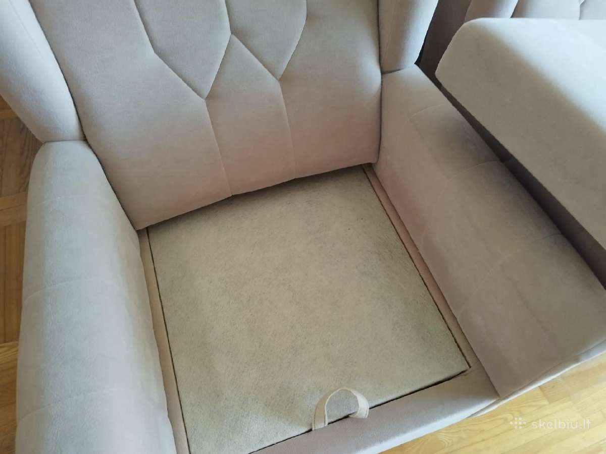 Sofa-lova su dviejais foteliais - nuotraukos Nr. 7