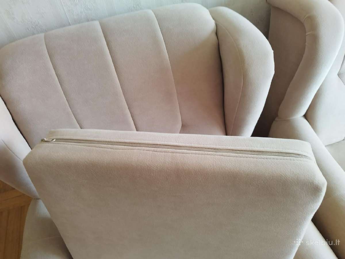 Sofa-lova su dviejais foteliais - nuotraukos Nr. 8