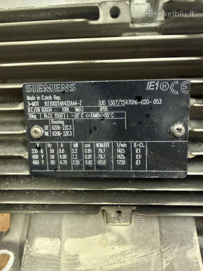 Elektros varikliai ir rotacinis siurblys - nuotraukos Nr. 2