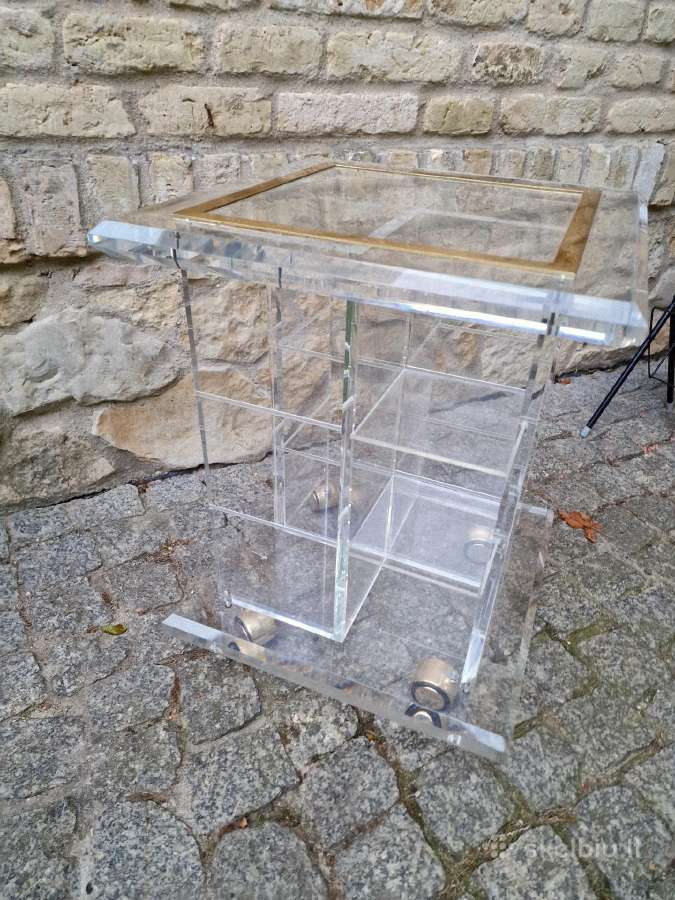 Vintažinis mid century poliakrilo staliukas - nuotraukos Nr. 4