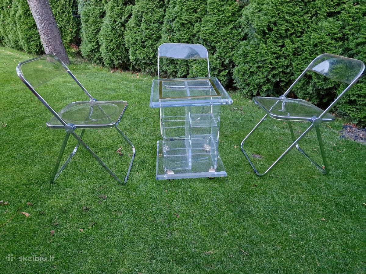 Vintažinis mid century poliakrilo staliukas - nuotraukos Nr. 24