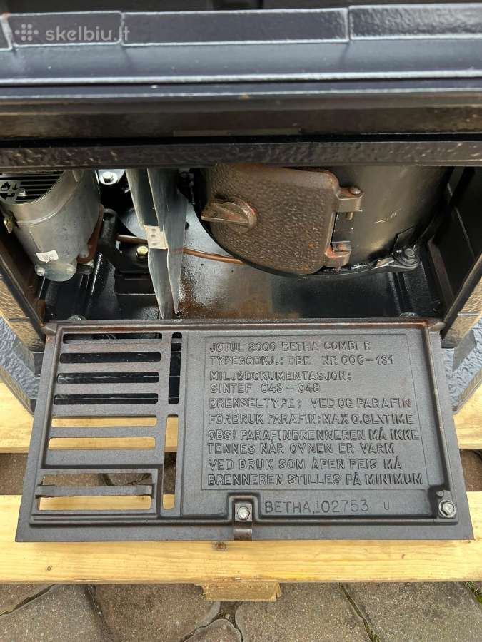 Jotul Betha2000 Zidinys-krosnelė - nuotraukos Nr. 6