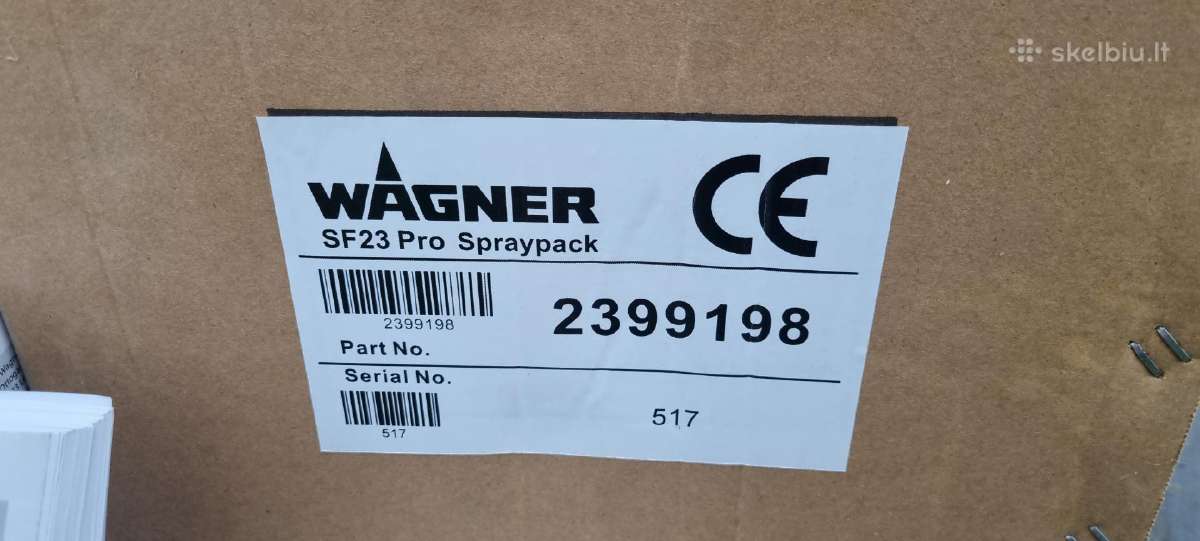 Wagner Superfinish 23 Pro Sf23 –profesionalus Air - nuotraukos Nr. 11
