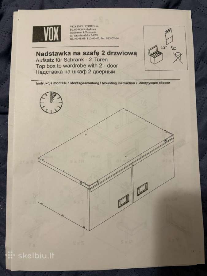 Jaunuolio baldų komplektas Vox Safari - nuotraukos Nr. 18