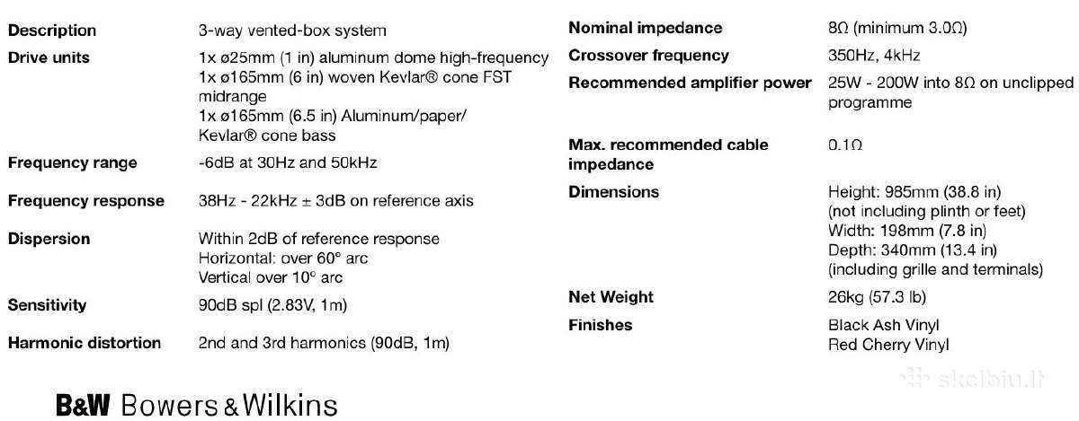 Bowers & Wilkins 683 - nuotraukos Nr. 3