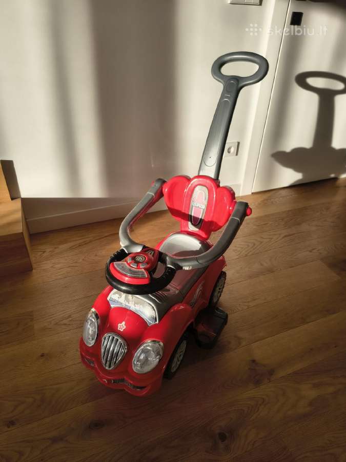 Vaikiškas paspiriamas automobilis 3 in 1 - nuotraukos Nr. 2