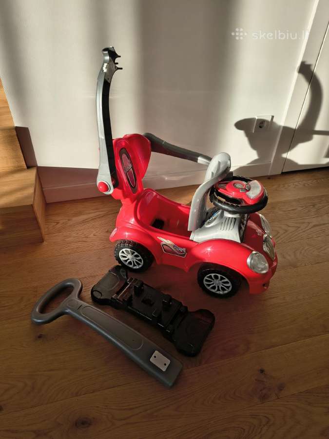 Vaikiškas paspiriamas automobilis 3 in 1 - nuotraukos Nr. 3