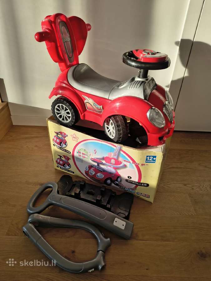 Vaikiškas paspiriamas automobilis 3 in 1 - nuotraukos Nr. 4