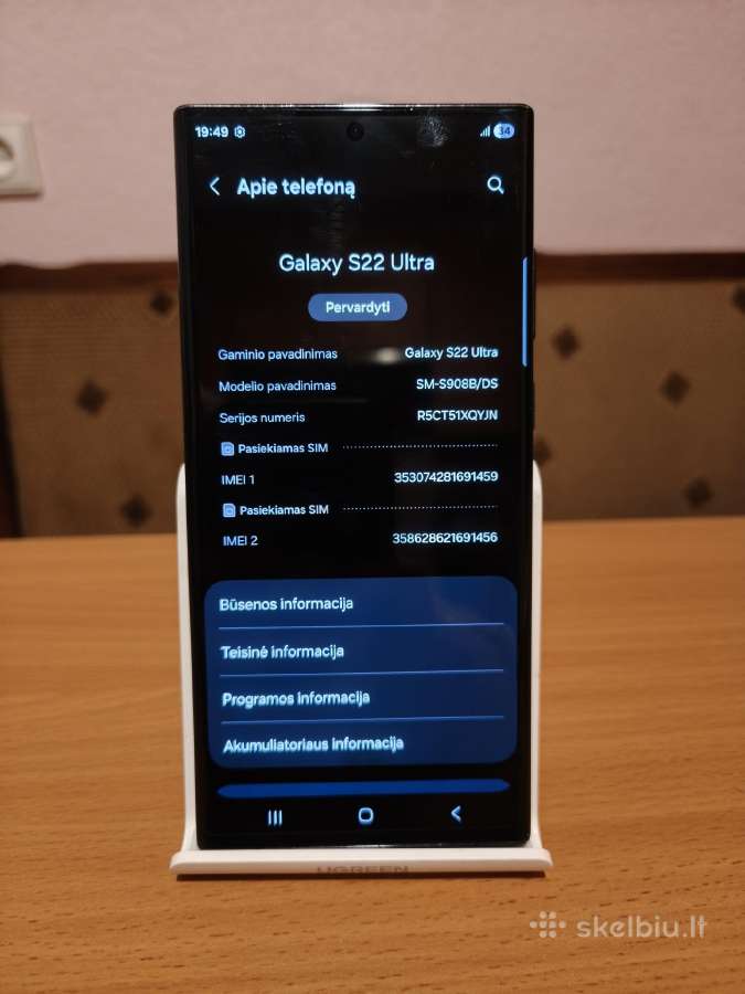 Samsung Galaxy S22 Ultra,128gb - nuotraukos Nr. 7