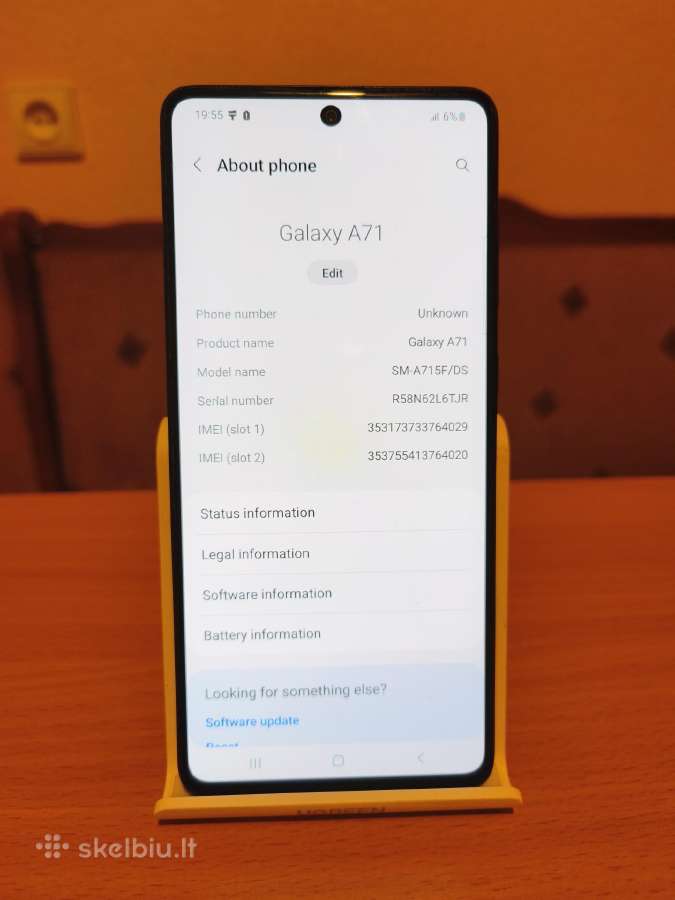 Samsung Galaxy A71,128gb - nuotraukos Nr. 7