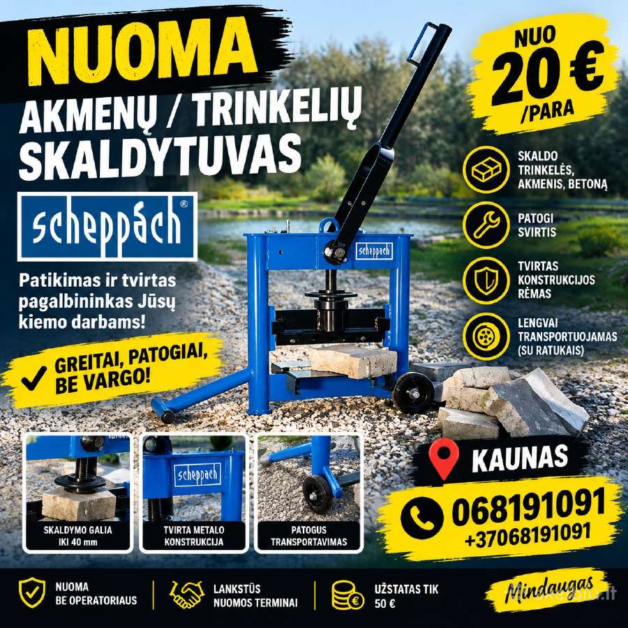Aukštos žolės Mulčiuotuvo nuoma Kaune ir Kauno raj - nuotraukos Nr. 7