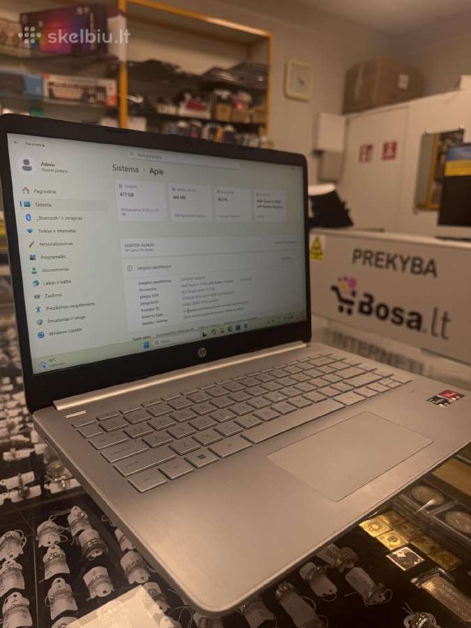 Laptop Hp RAM 16/512gbprocessor Ryzen 5 2.10hgz - nuotraukos Nr. 5