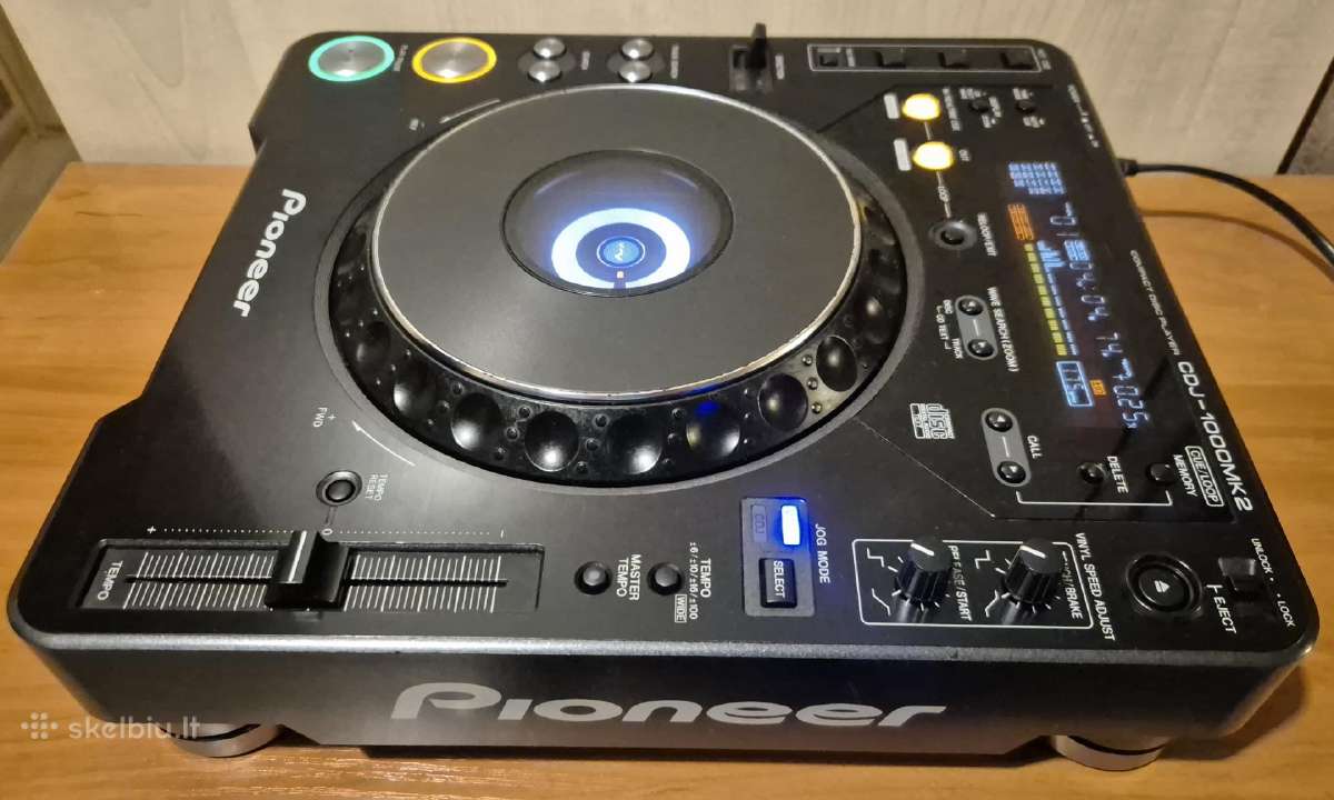 Pioneer Cdj 1000 mk2 grotuvas - nuotraukos Nr. 2