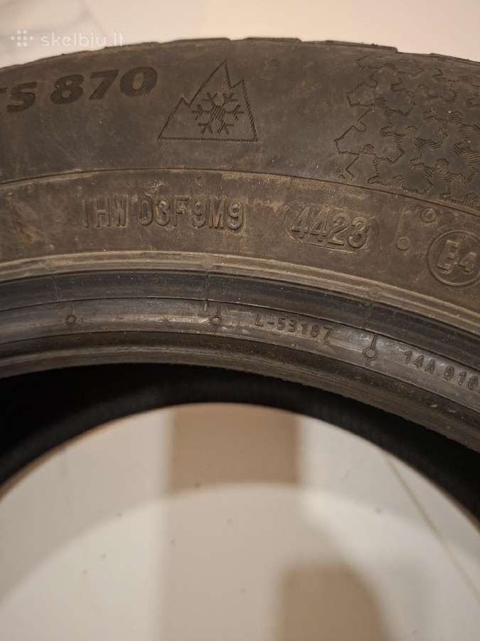 Continental Wintercontact Ts 870 205/55 R16, 1vnt - nuotraukos Nr. 3
