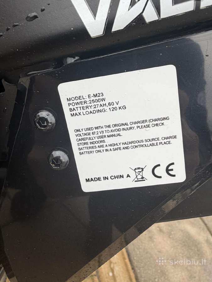 Parduodu elektrinį motociklą „Valtinsu E-m23“. - nuotraukos Nr. 5