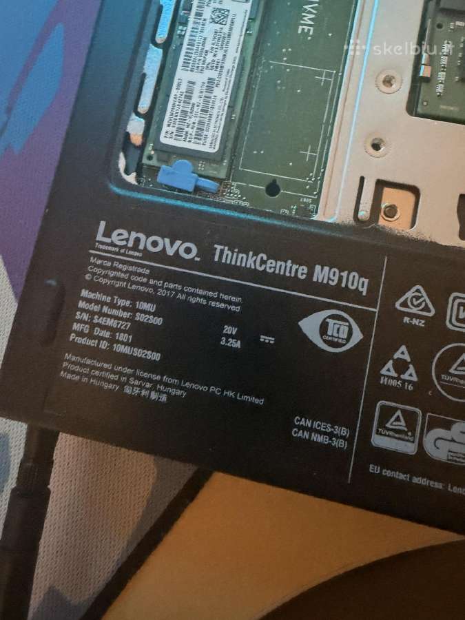 Lenovo Thinkcentre M910q Mini Pc - nuotraukos Nr. 7
