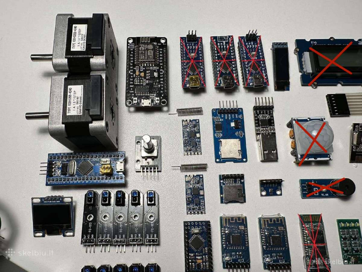 Arduino, Esp, Stm, Raspberry jutikliai, priedai - nuotraukos Nr. 4