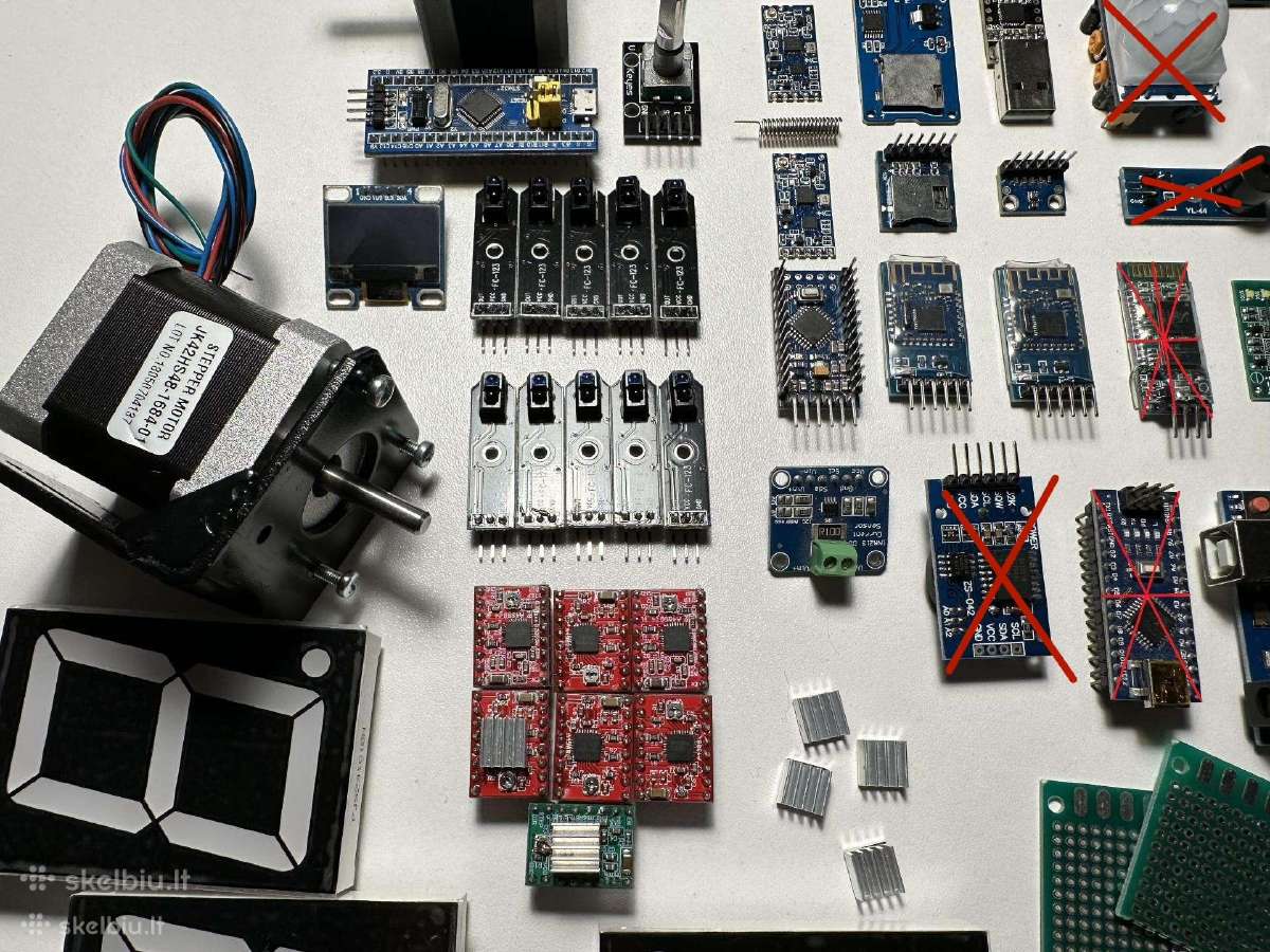 Arduino, Esp, Stm, Raspberry jutikliai, priedai - nuotraukos Nr. 5