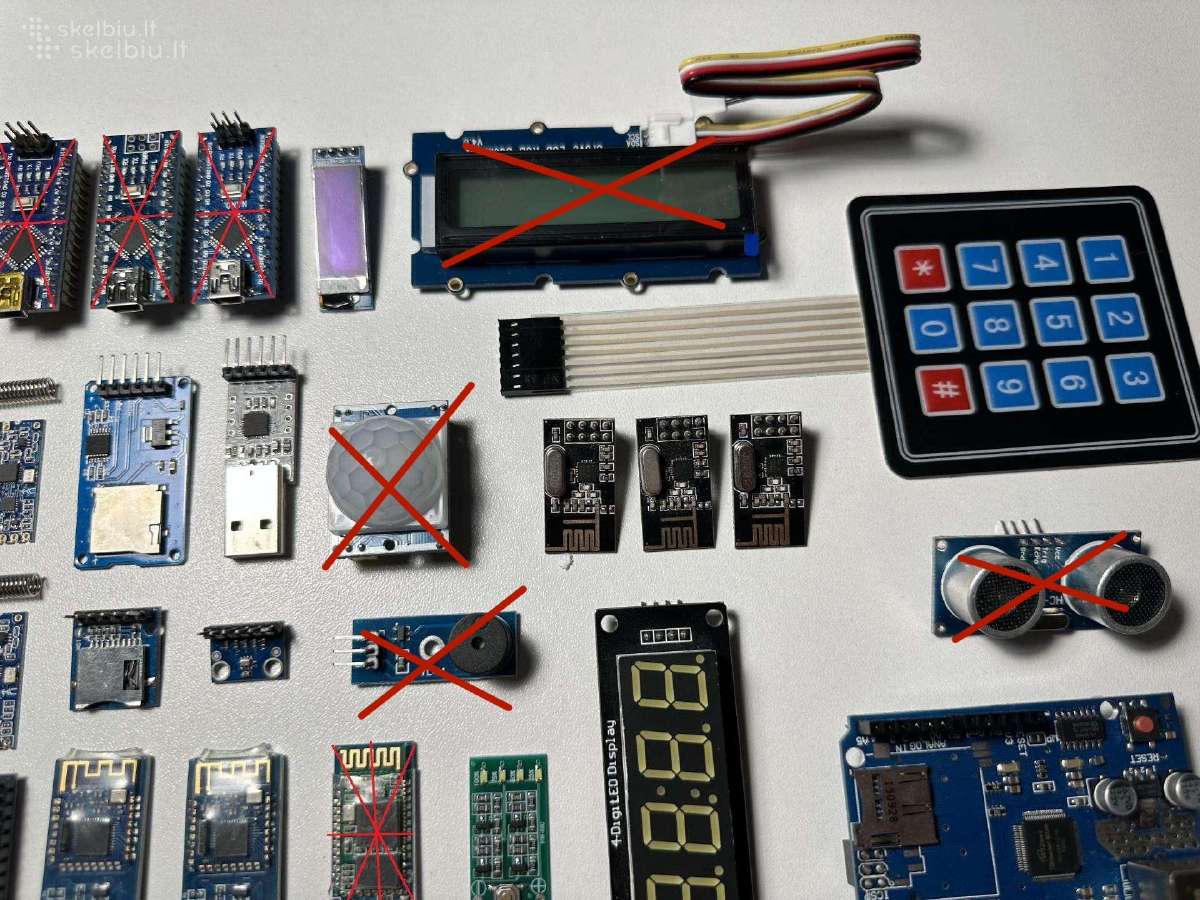 Arduino, Esp, Stm, Raspberry jutikliai, priedai - nuotraukos Nr. 7