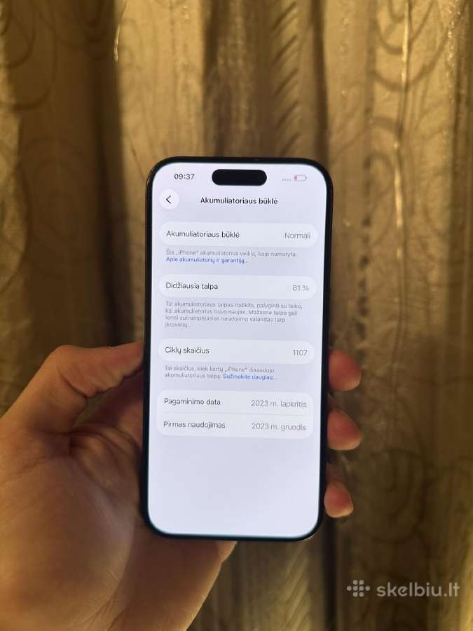 iPhone 15 Pro 256gb - nuotraukos Nr. 6
